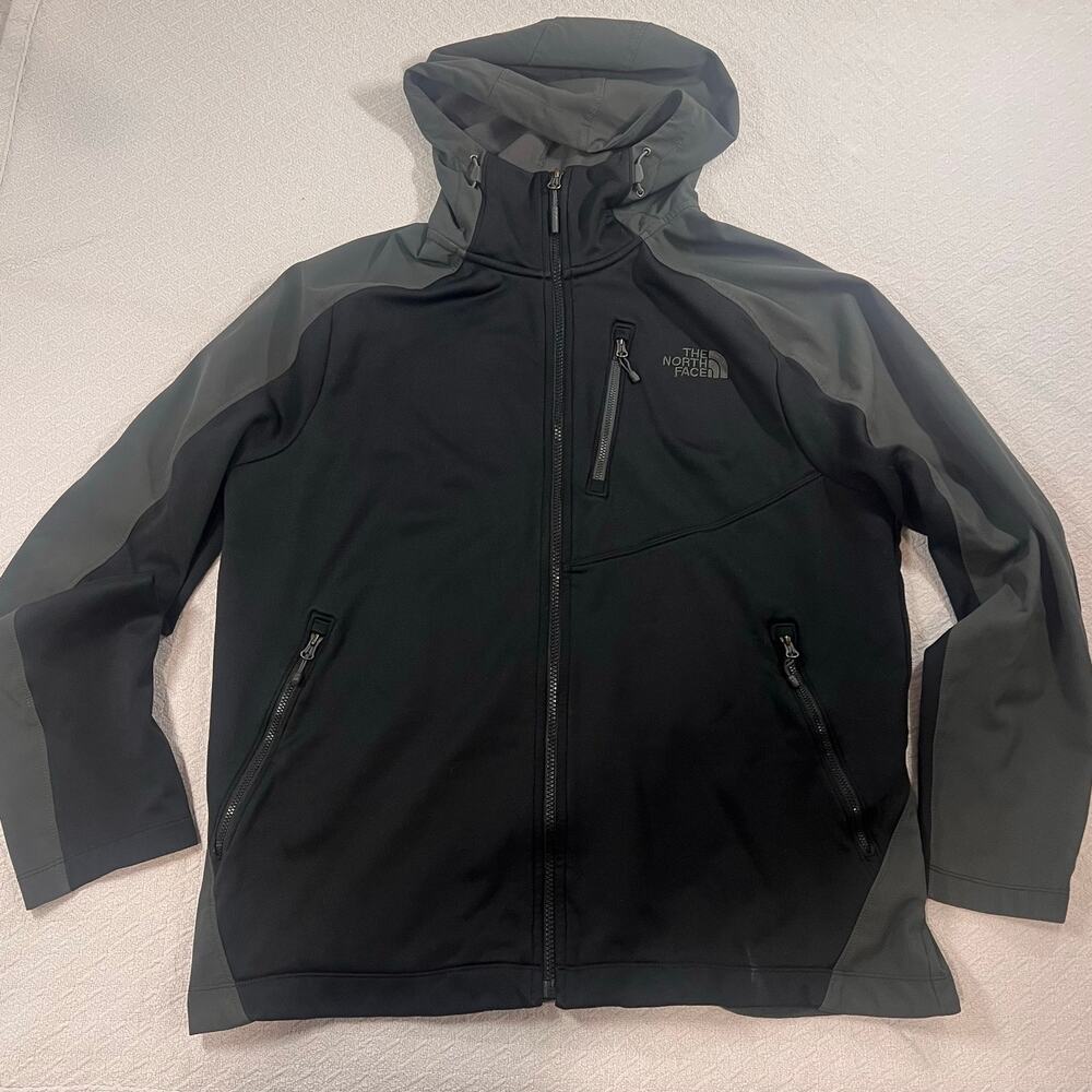 The North Face Full Zip Hooded Fleece Black Hoodie Men’s Size XL